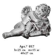 Скульптура «Ангел спящий» 017