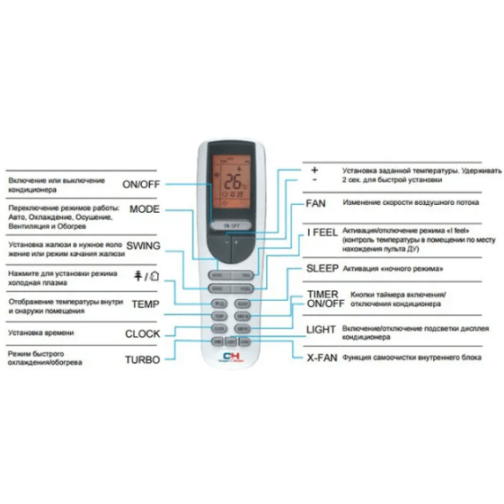 Кондиціонер Cooper&Hunter CH-S09FTXE-NG WI-FI (ALPHA INVERTER)