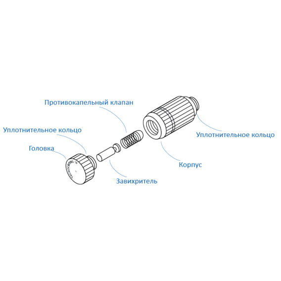 Форсунка для тумана Tecnocooling Economy 10/24 0,20 мм