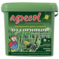 Комплексное минеральное удобрение Agrecol от сорняка на газоне 5 кг