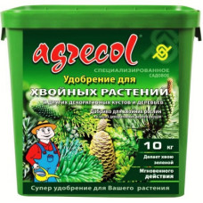 Комплексное минеральное удобрение Agrecol для хвойных растений 10 кг