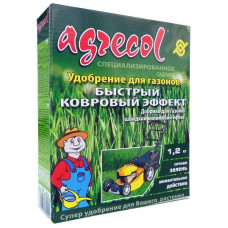 Комплексное минеральное удобрение Agrecol для газона 'Быстрый ковровый эффект' 1,2 кг