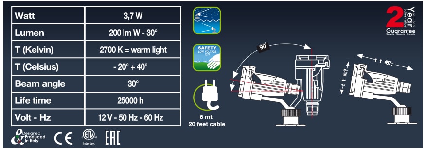 Технические характеристики светильника Sicce Halley LED